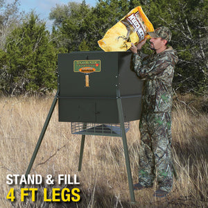 650 lb. Wildlife Trophy Feeder with 4’ Extension Legs