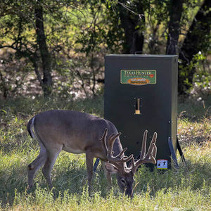 Texas Hunter Products: Hide-A-Way Stand & Fill Directional Wildlife Feeder w/FREE SOLAR PANEL