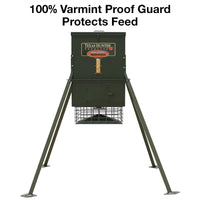 Texas Hunter Products - 300 lb. Wildlife Trophy Feeder with 4’ Extension Legs
